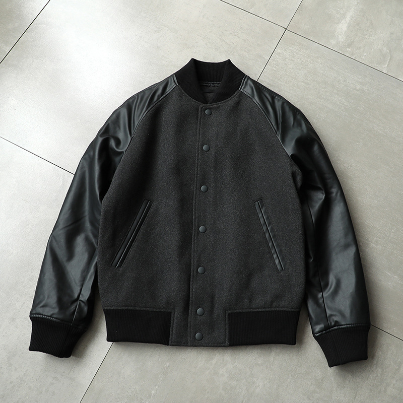 Wholesale Unisex Leather Sleeve Varsity Jacket Manufacturer - YC Apparel