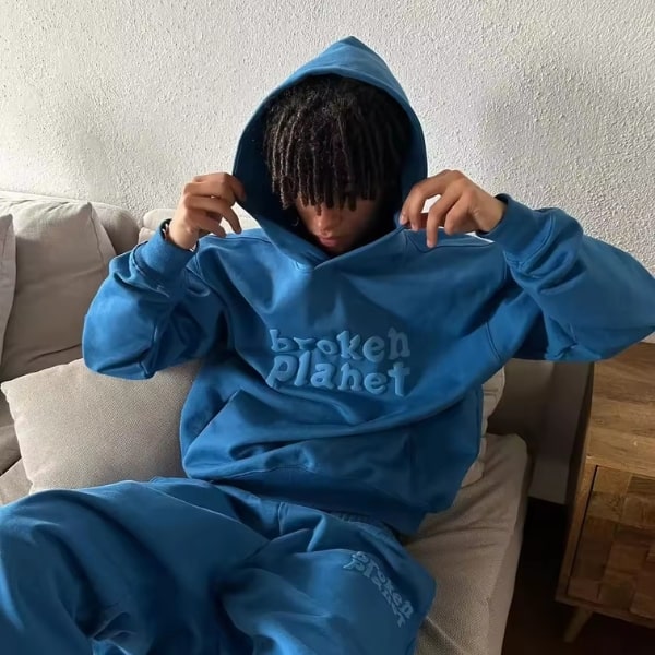 Heavyweight Cotton Pullover Print Hoodie