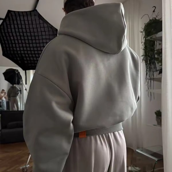 Heavyweight Cotton Pullover Print Hoodie