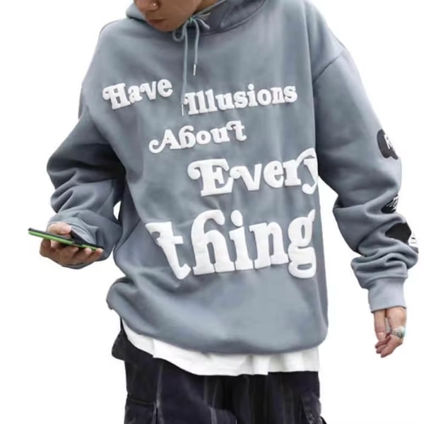 Men's Cotton Streetwear Print Hoodie