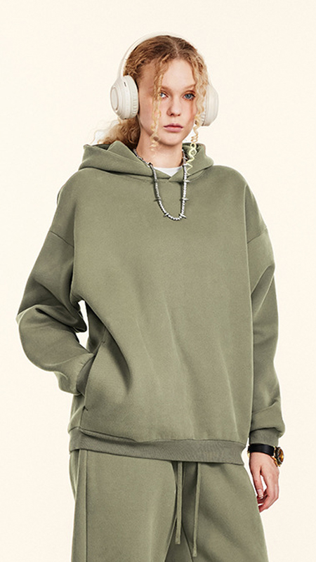 Soft Thin Cotton Full Zip Up Hoodie Casual Wear