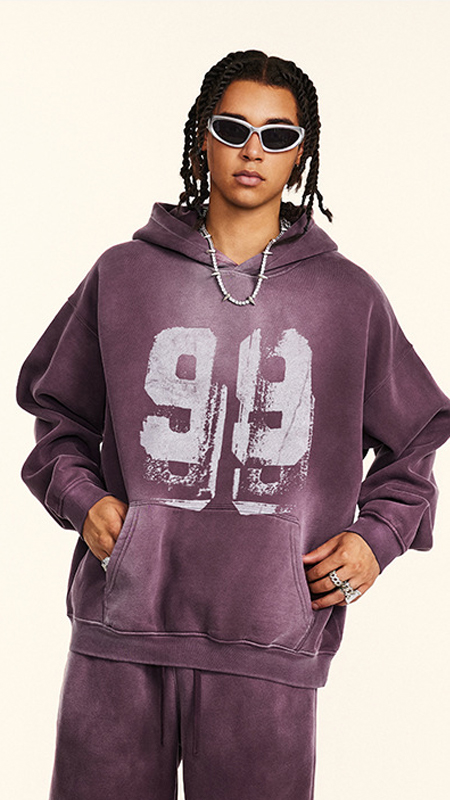 Fashion Super Heavyweight Cotton Hoodie Streetwear