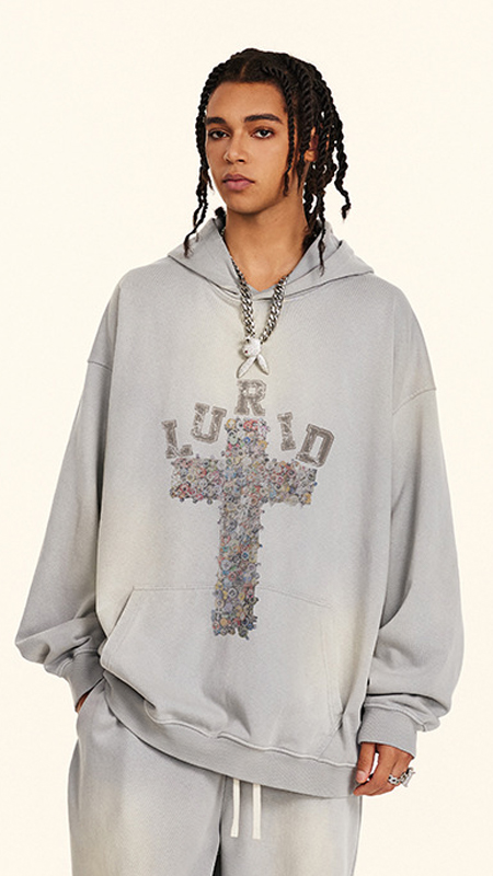 Trendy Printed Hoodies for Men Streetwear Style