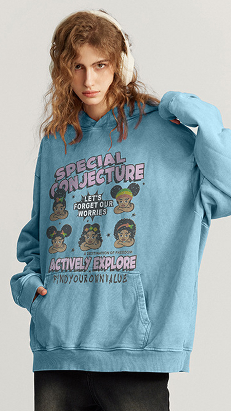 Fashion Printed Graphic Hoodie for Men Women Streetwear