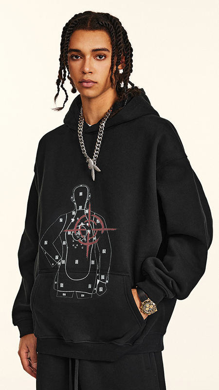 Digital Print Hoodies for Men Women Streetwear Style