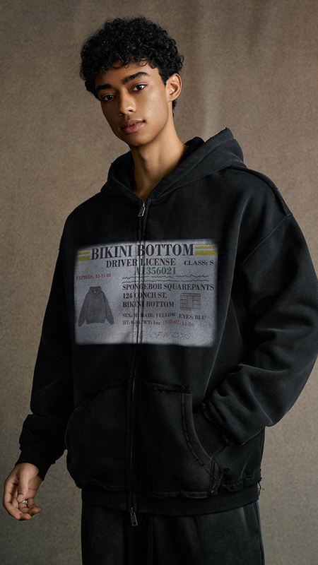 Wholesale Oversized Zip Up Hoodie Manufacturer Supplier
