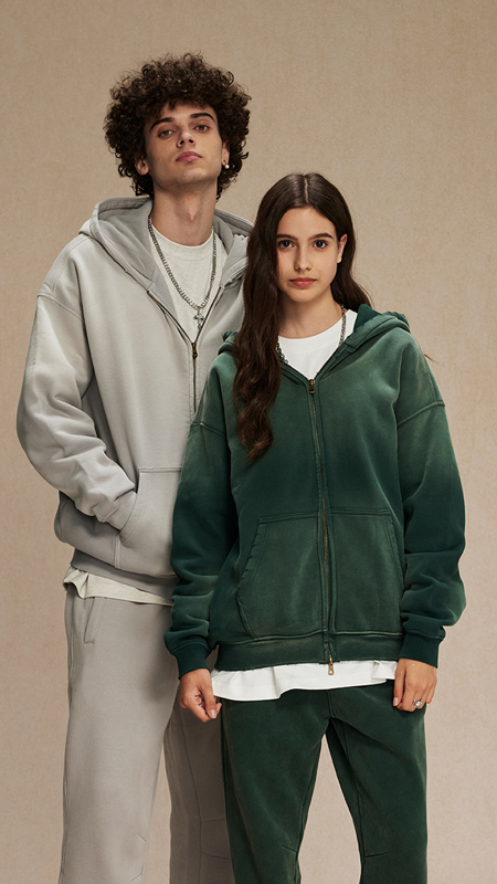 Lightweight Zip Up Hoodie for Men Women Streetwear