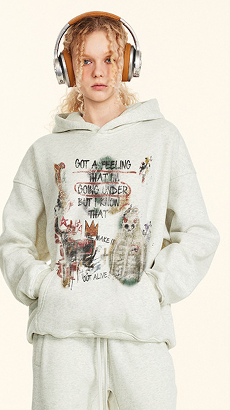 Wholesale Custom Printed Hooded Sweatshirts Supplier