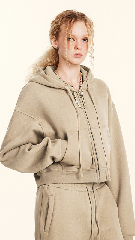 Essentials Zip Up Hoodie Custom Logo OEM Factory Supply