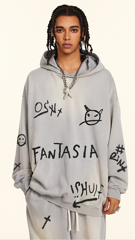 Full Hoodie Printing for Men Women Streetwear Style