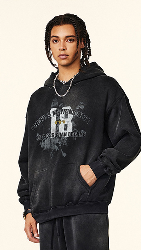 Custom Printed Hooded Sweatshirts for Men Women